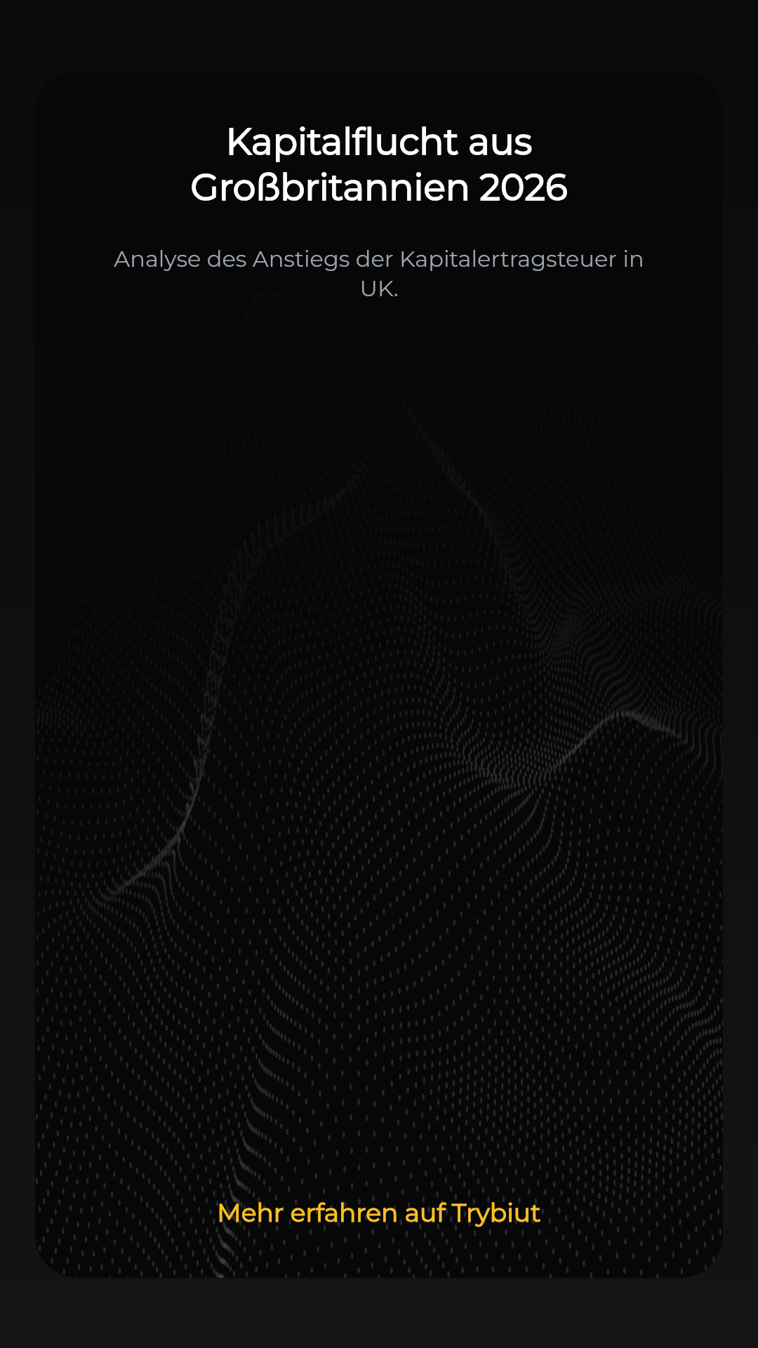 Kapitalflucht aus Großbritannien 2026