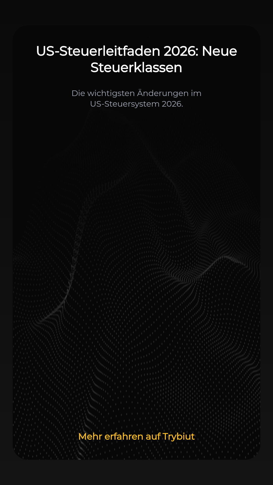 US-Steuerleitfaden 2026: Neue Steuerklassen