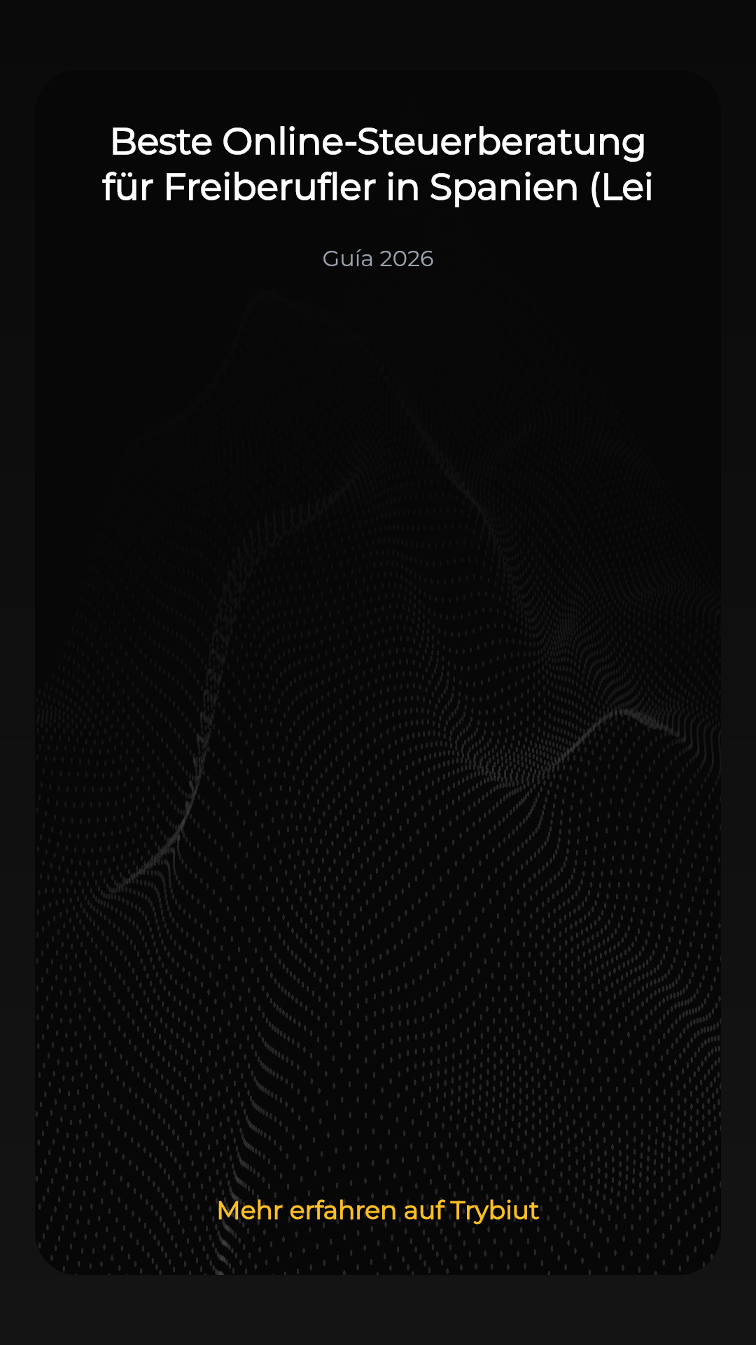 Beste Online-Steuerberatung für Freiberufler in Spanien (Leitfaden 2026)