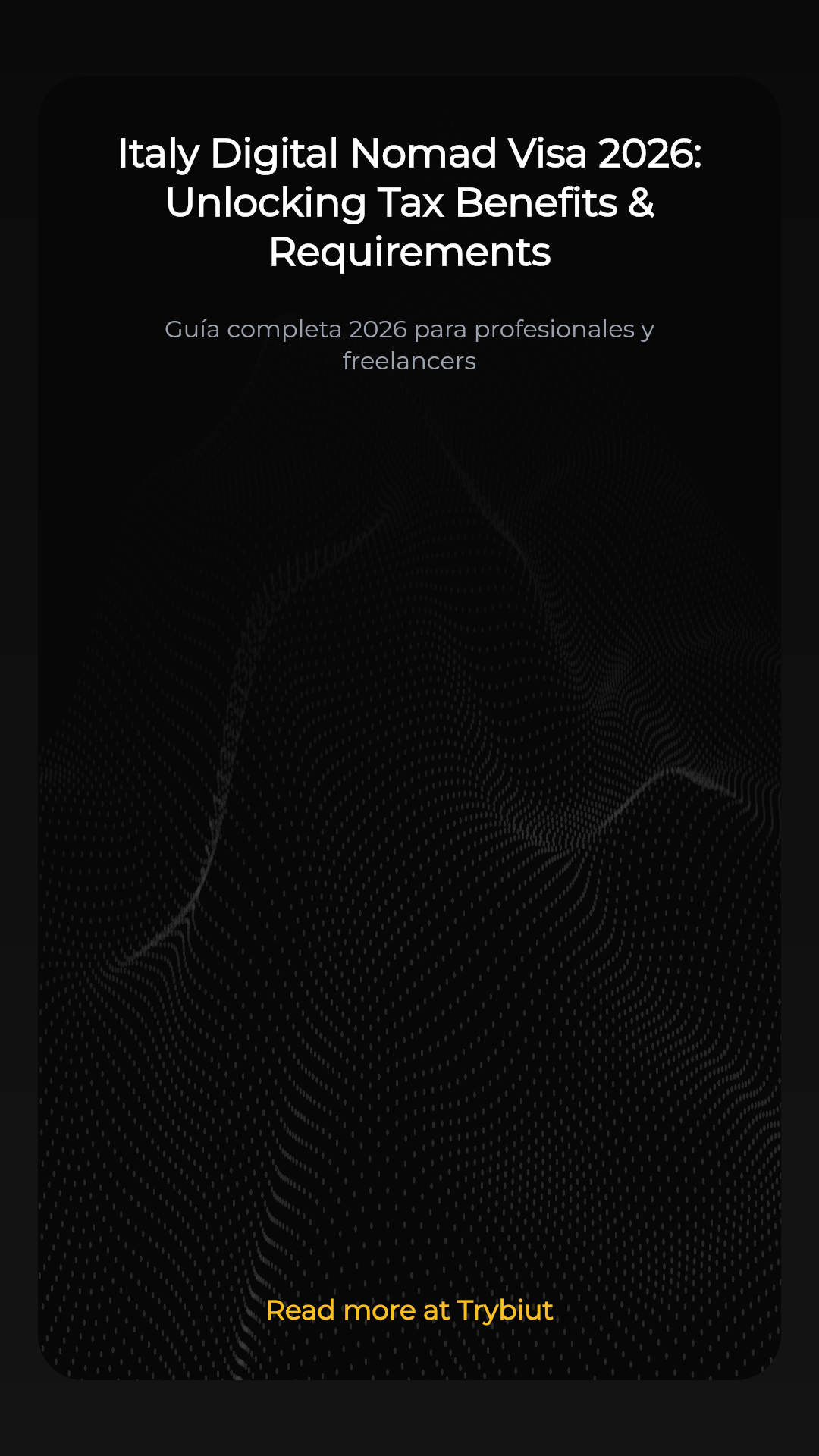 Italy Digital Nomad Visa 2026: Unlocking Tax Benefits & Requirements