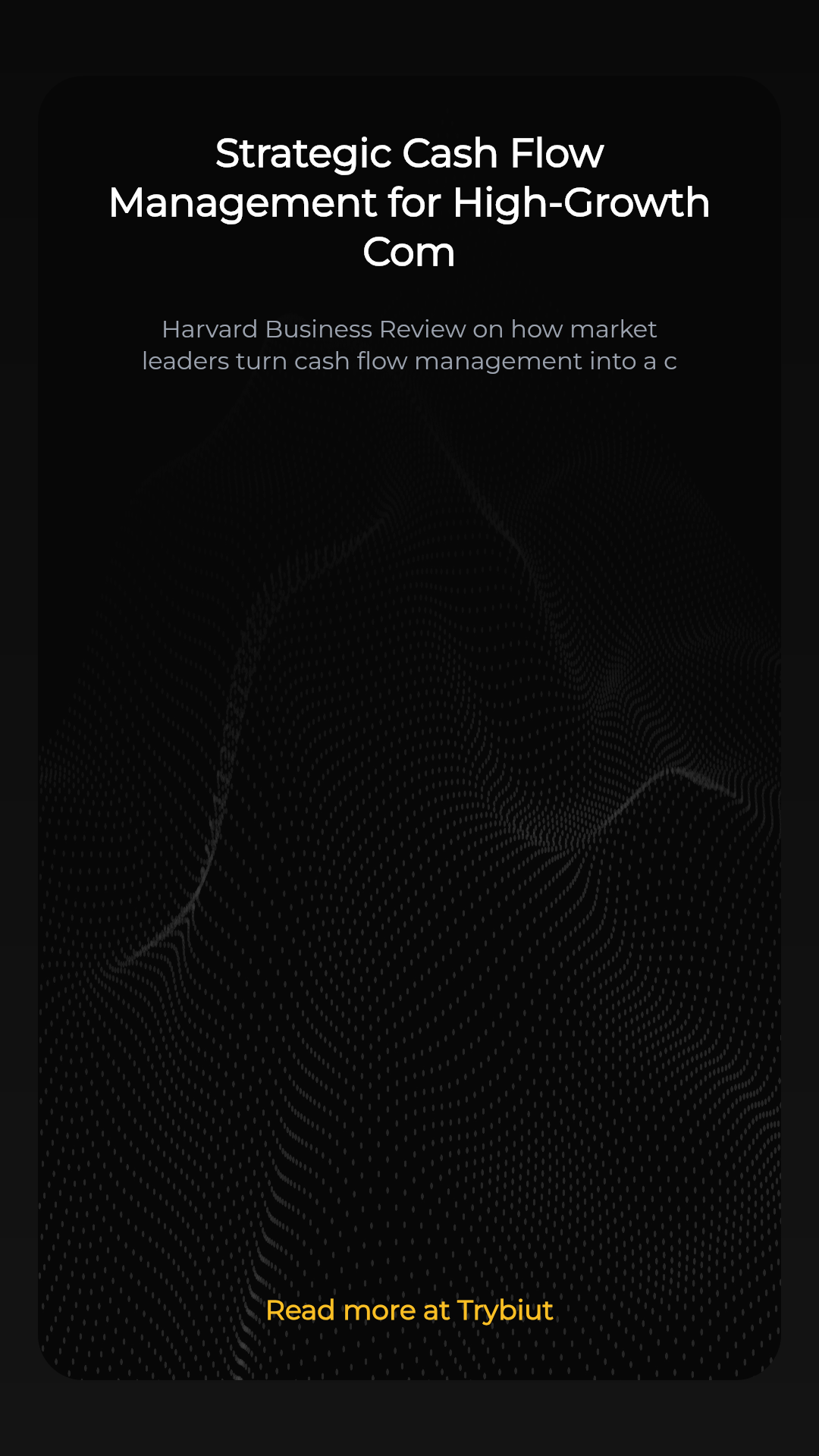 Strategic Cash Flow Management for High-Growth Companies