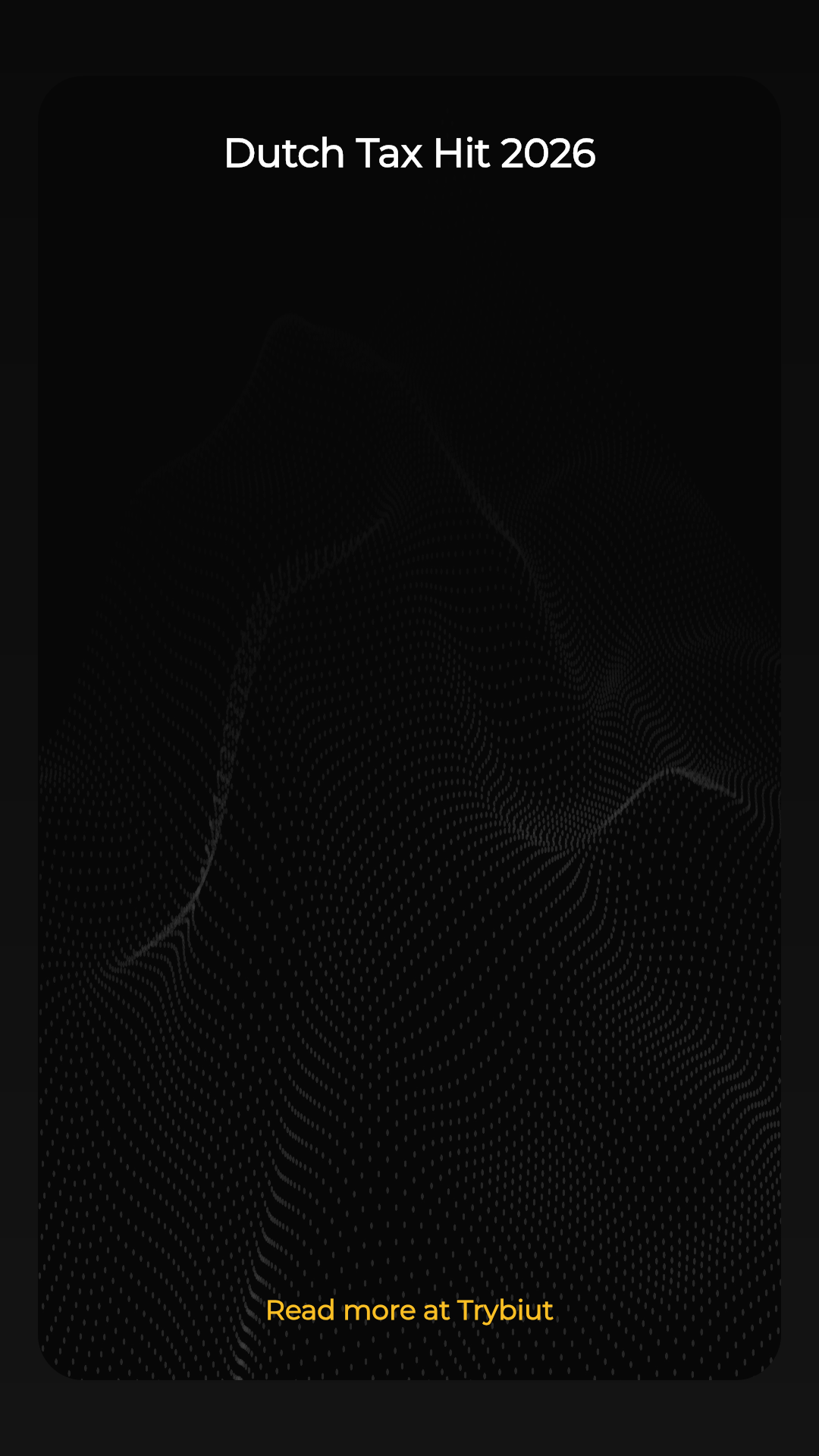 The 2026 Dutch Tax Hit: Self-Employed Deduction Slashed to €1,200